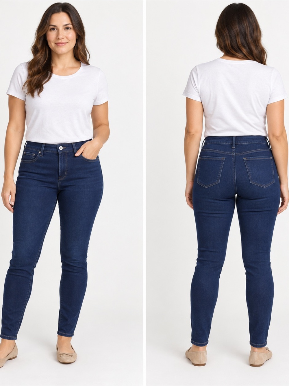 Lucky Brand Women’s Dark Blue Skinny Jeans 10/30, 29” inseam